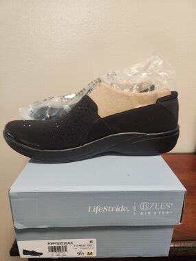 Life Stride Poppyseed Slip-On Shoe - Black